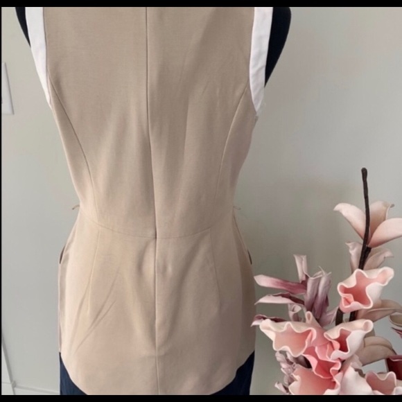 Tommy Hilfiger Sleeveless Tan & Navy Dress - Picture 7 of 12